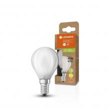 Ledvance E14 Effiziente LED Lampe Classic matt 2,5W wie 40W 2700K warmweißes Licht